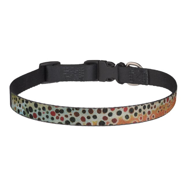 Brown Trout Dog Collar (Front)