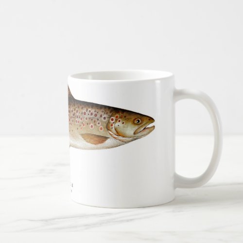 Brown Trout Fish Coffee Mug