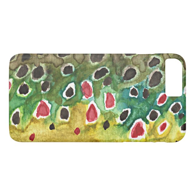 Brown Trout Fisherman's Case-Mate iPhone Case (Back (Horizontal))