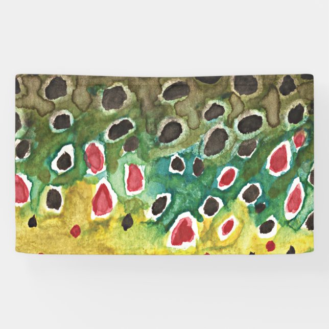 Brown Trout Fishing Banner (Horizontal)