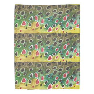 Brown Trout Fishing Bedroom Duvet Cover
