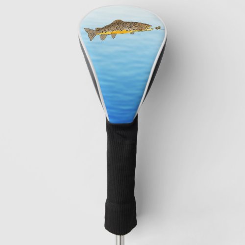Brown Trout Fishing Golf Head Cover