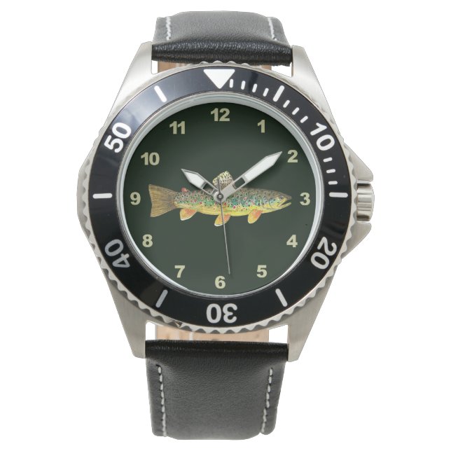Brown Trout Fishing, Ichthyology Watch (Front)