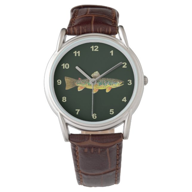 Brown Trout Fishing, Ichthyology Watch (Front)
