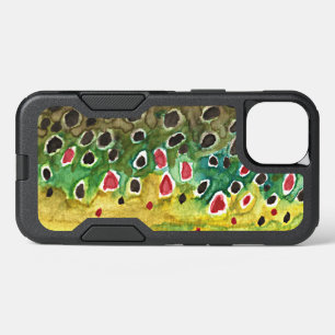 Brown Trout Fly Fishing, Ichthyology, Fisherman iPhone 13 Case