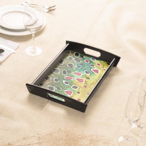 Brown Trout Fly FishingBrown Serving Tray