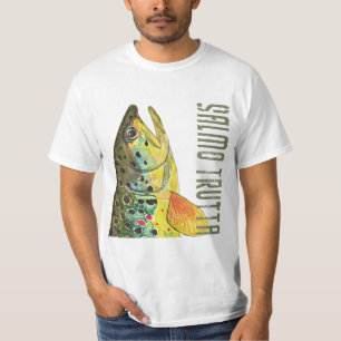 Brown Trout Ichthyology, Fishing, Fly Fishing T-Shirt