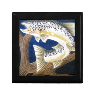 Brown Trout Jewelry Box