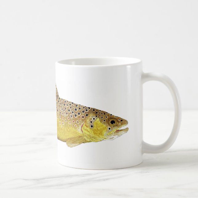 Brown Trout Mug (Right)