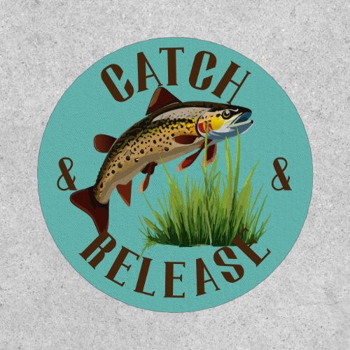 Brown Trout On Catch And Release Patch