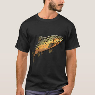 Brown trout sticker T-Shirt