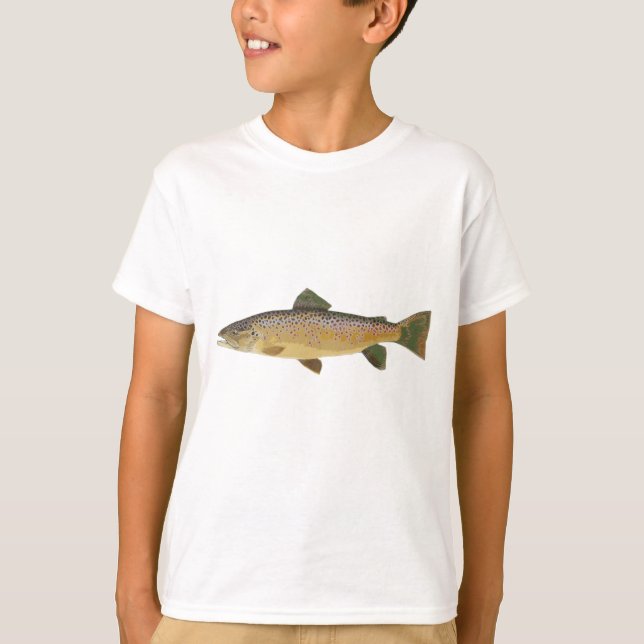 Brown Trout. T-Shirt (Front)