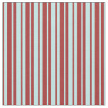 [ Thumbnail: Brown & Turquoise Colored Striped Pattern Fabric ]