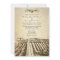Brown Tuscan Winery Vineyard Wedding Invitations