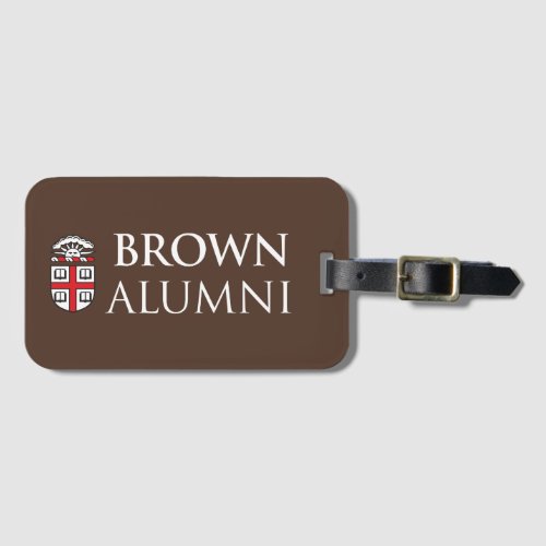 Brown University Alumni Luggage Tag