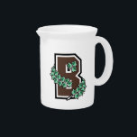 Brown University B Beverage Pitcher<br><div class="desc">Check out these new Brown University designs! Show off your BU Bears pride with these new Brown University products. These make perfect gifts for the Brown Bears student, alumni, family, friend or fan in your life. All of these Zazzle products are customizable with your name, class year, or club. Go...</div>