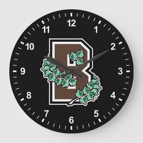 Brown University B Large Clock