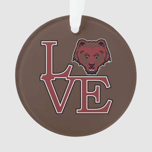 Brown University Love Ornament