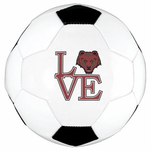 Brown University Love Soccer Ball