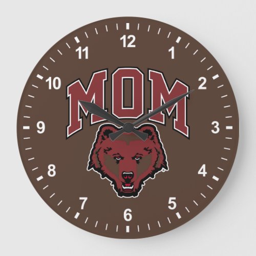 Brown University Mom Large Clock