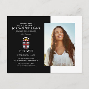 Brown University   Shield Announcement Postcard