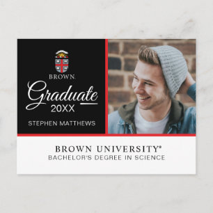 Brown University   Shield Announcement Postcard