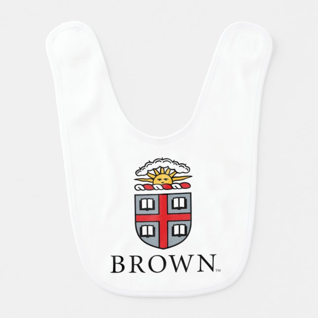 Brown University | Shield Baby Bib (Front)
