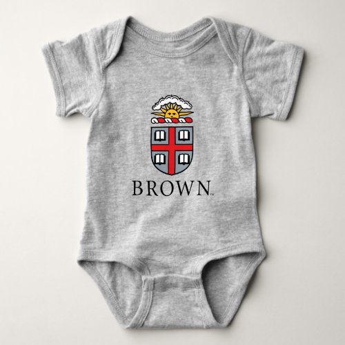 Brown University  Shield Baby Bodysuit