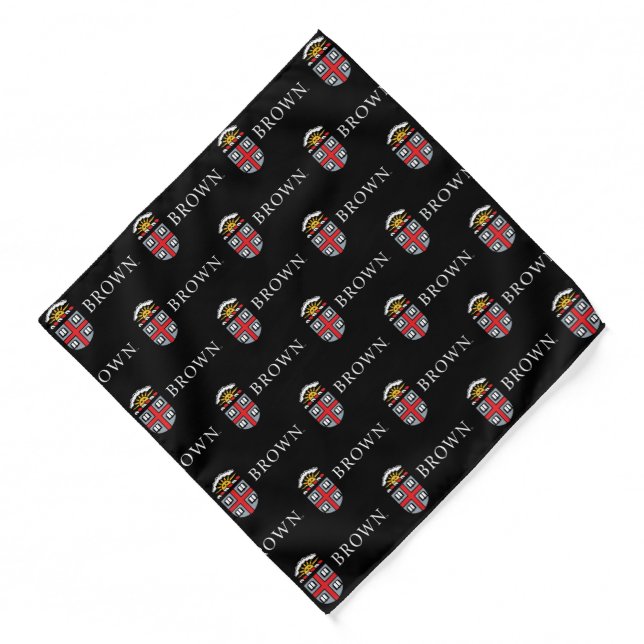 Brown University Shield Bandana (Front)