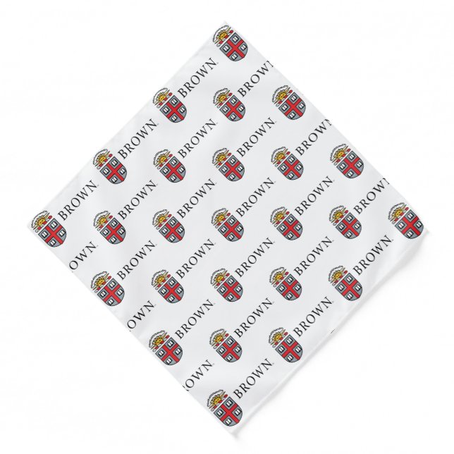 Brown University Shield Bandana (Front)