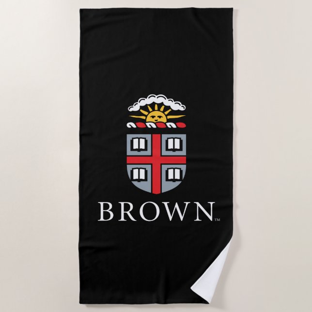 Brown University | Shield Beach Towel (Front)