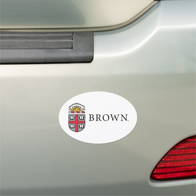 Brown University Shield Car Magnet (In Situ)