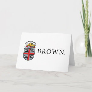 Brown University Shield Card