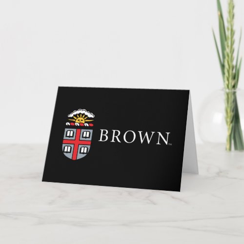 Brown University Shield Card