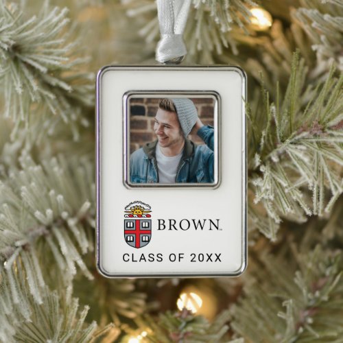 Brown University Shield Christmas Ornament