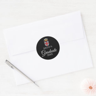 Brown University Shield Classic Round Sticker