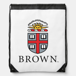 Brown University Shield Drawstring Bag