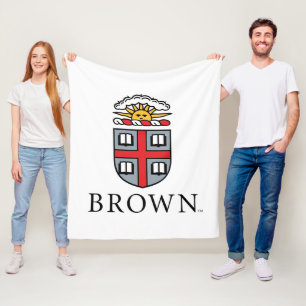 Brown University Shield Fleece Blanket