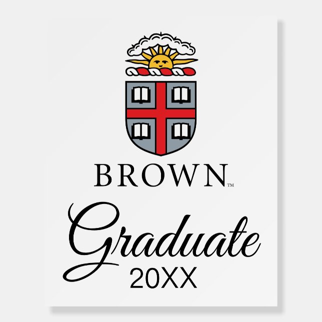 Brown University | Shield Foam Board (Front)