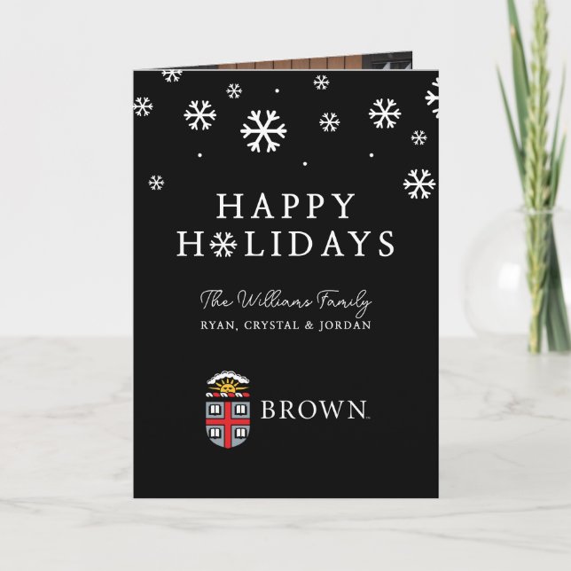 Brown University Shield Holiday Card (Front)