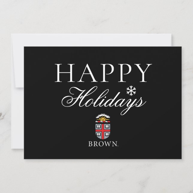 Brown University | Shield Holiday Card (Front)