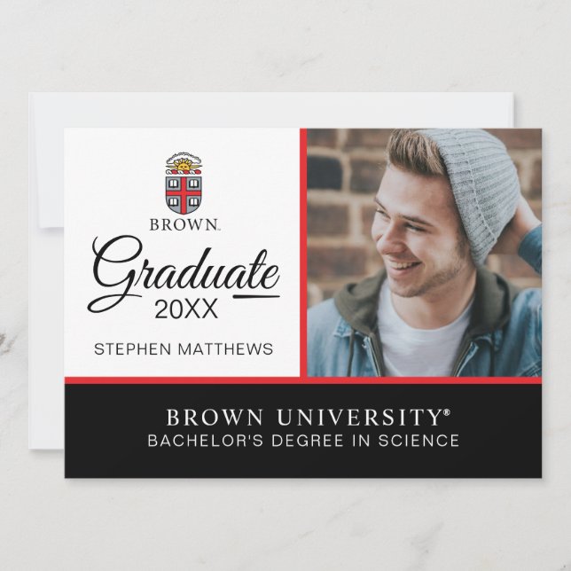 Brown University | Shield Invitation (Front)