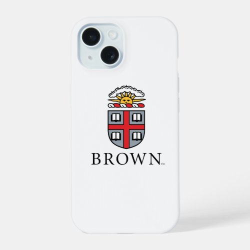 Brown University  Shield iPhone 15 Case