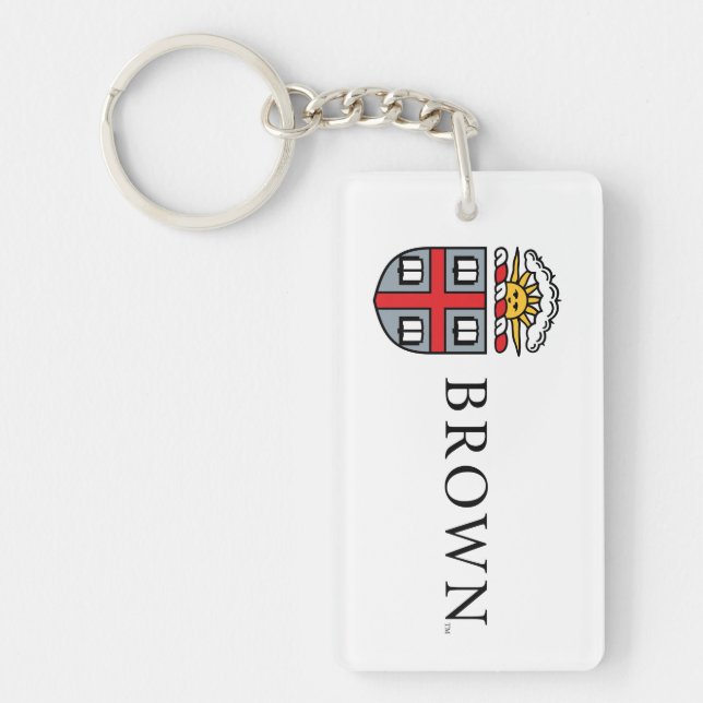 Brown University Shield Keychain (Front)