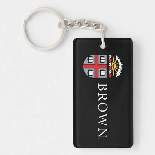 Brown University Shield Keychain