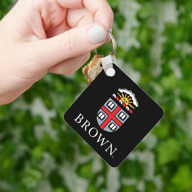 Brown University | Shield Keychain (Hand)
