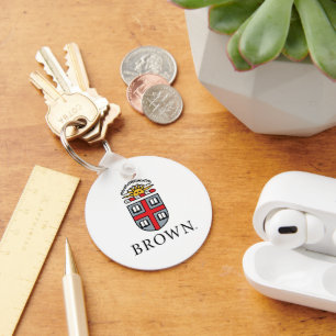 Brown University   Shield Keychain