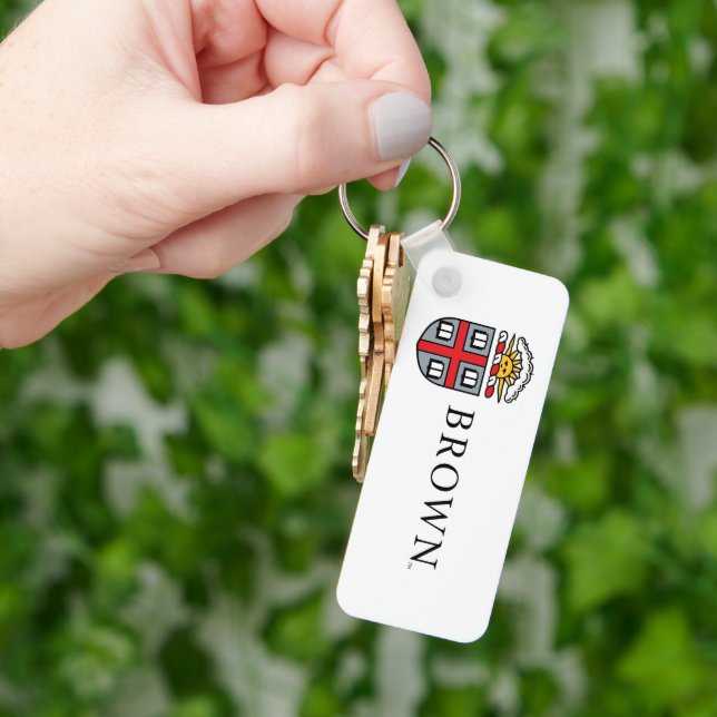 Brown University Shield Keychain (Hand)