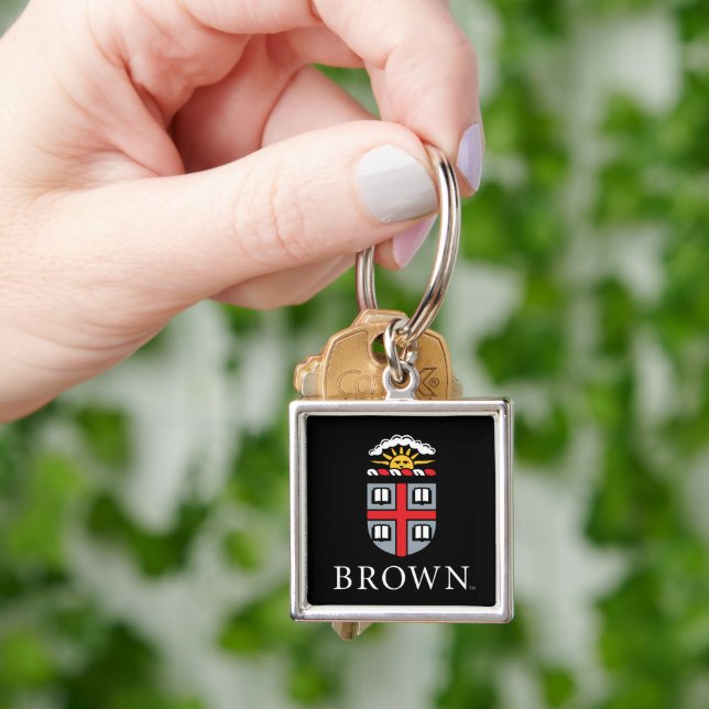 Brown University | Shield Keychain (Hand)