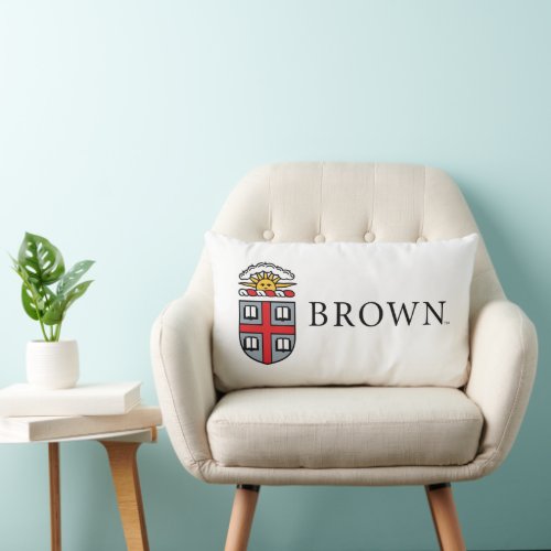 Brown University Shield Lumbar Pillow